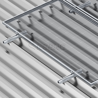 Wholesale Aluminum Mini Rail Solution Solar Metal Roof Mount