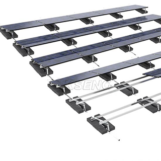 Easy Installation Ballasted Solar Pv Roof Mounting System