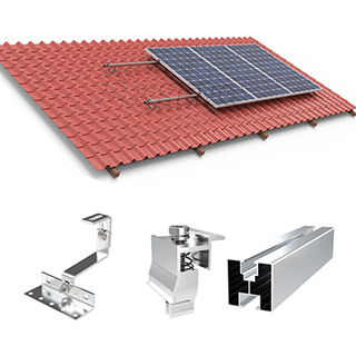 Wholesale Aluminum Pv Solar Panel Roof Mount Rails