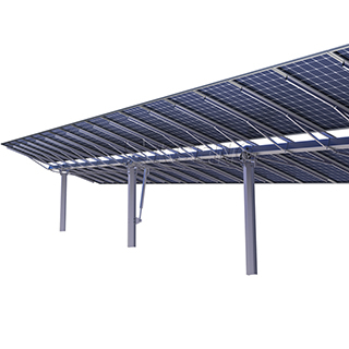 KST-2P Double Portrait Horizontal Single Axis Solar Tracker