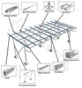 Kseng Light Weight Aluminum Solar Carport Structural Bracket