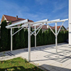 Anodized Surface Treatment Aluminum Carport Solar Mounting System