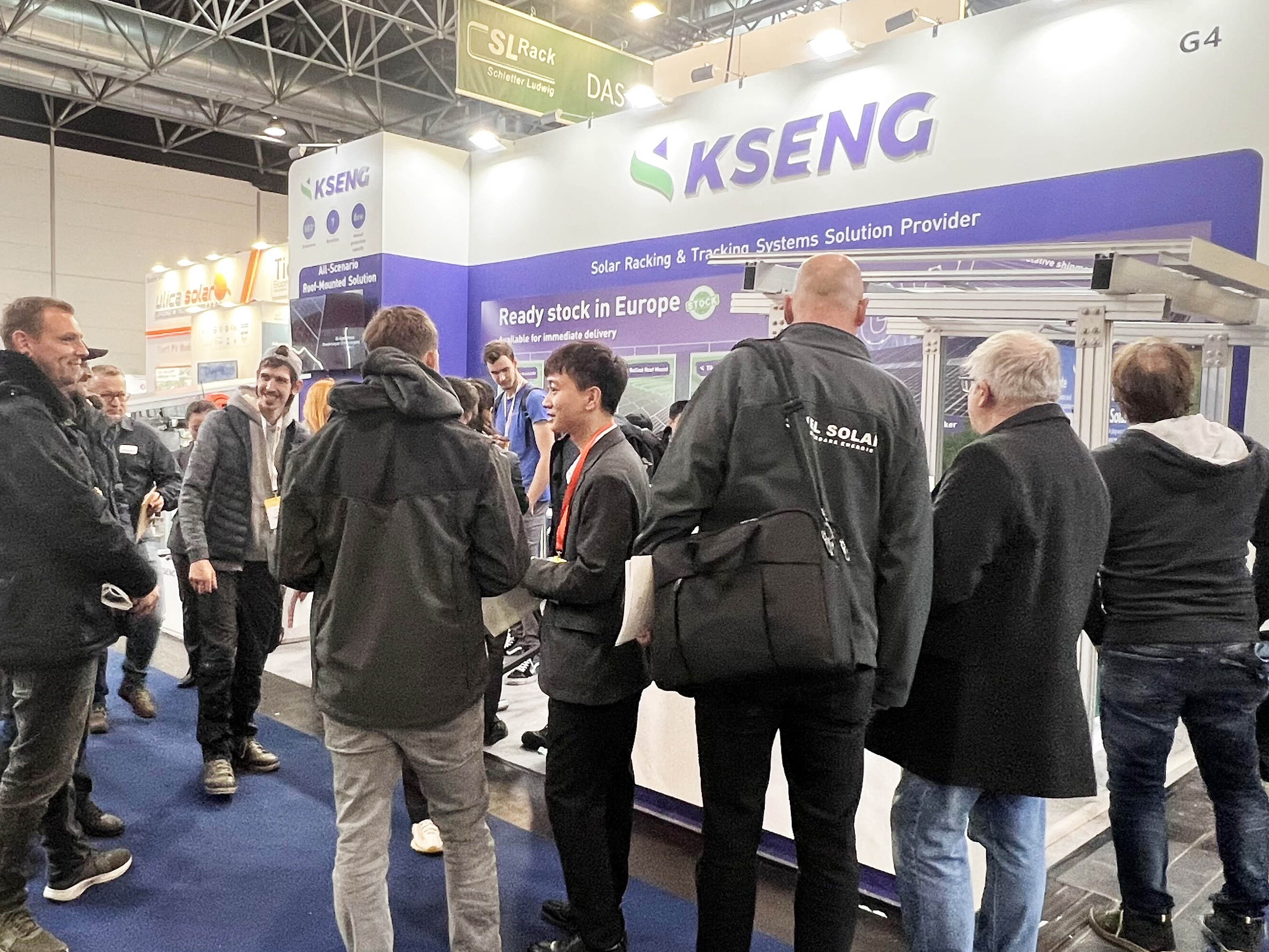 Kseng Solar Booth in Exhibition