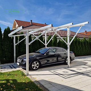 Anodized Surface Treatment Aluminum Carport Solar Mounting System