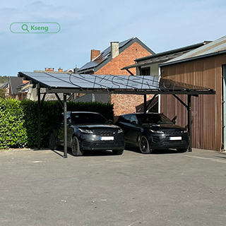 Customized Black Durable Aluminum Solar Carport Mounting Stystem