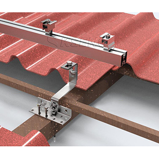 OEM Custom Fast Installation Aluminum Solar Tile Roof Mounting System