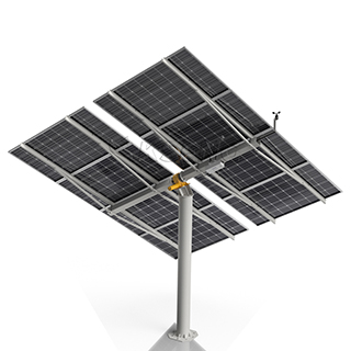 KST-SPT Commercial Single Post Solar Tracking System Single Axis