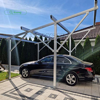 Anodized Surface Treatment Aluminum Carport Solar Mounting System