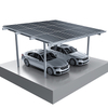 OEM Custom Waterproof Aluminum Solar Carport For 4 Car 