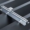 Wholesale Aluminum Mini Rail Solution Solar Metal Roof Mount