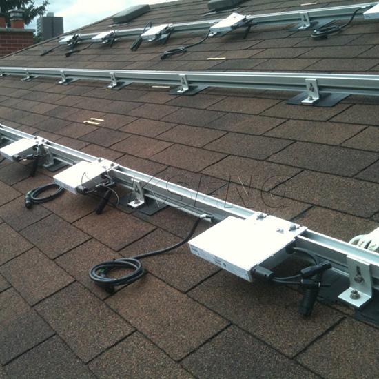 solar asphalt roof mount
