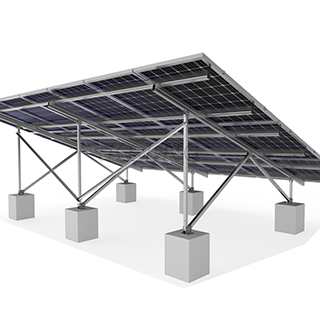 OEM High Strength Aluminum Alloy Ground Solar Mounting System