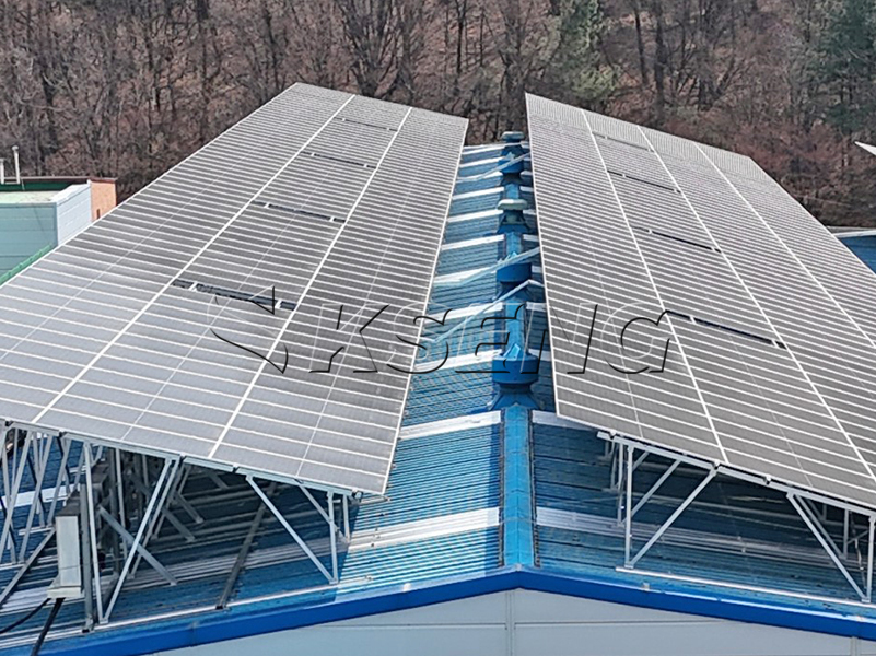 solar roof racking system