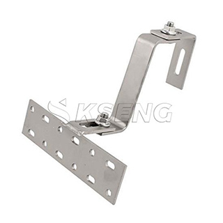 RH-0009 Double Adjustable Height Solar Flat Tile Roof Hook