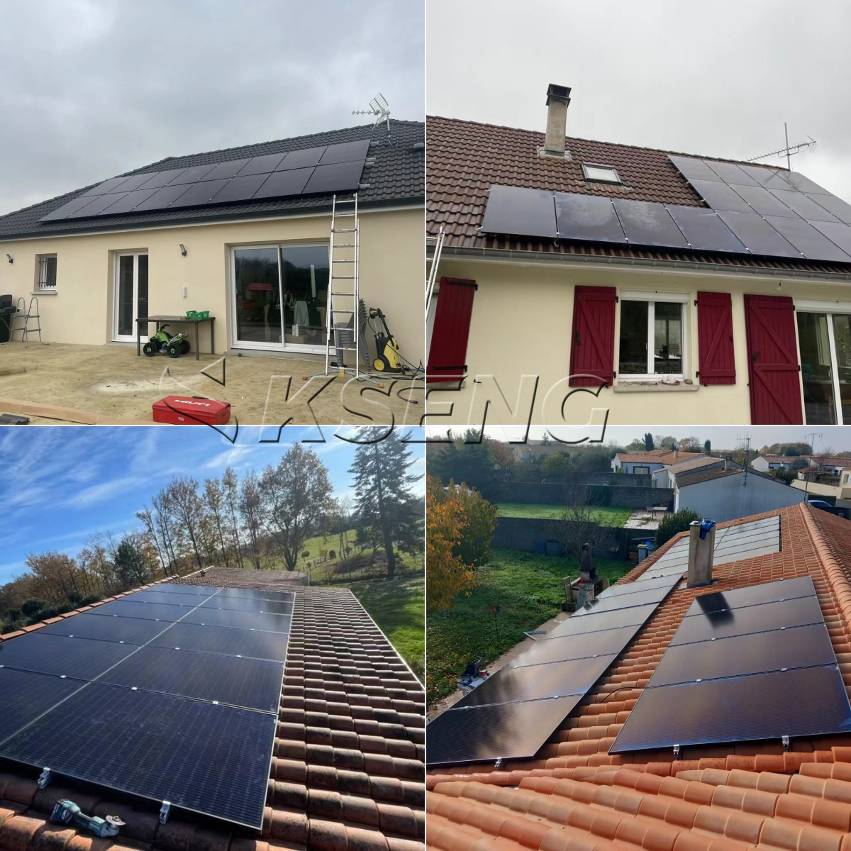 10kw 12kw 15kw 20kw Hybrid Solar Battery House System Complete Solar Energy System