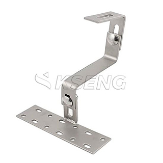 RH-0009 Double Adjustable Height Solar Flat Tile Roof Hook