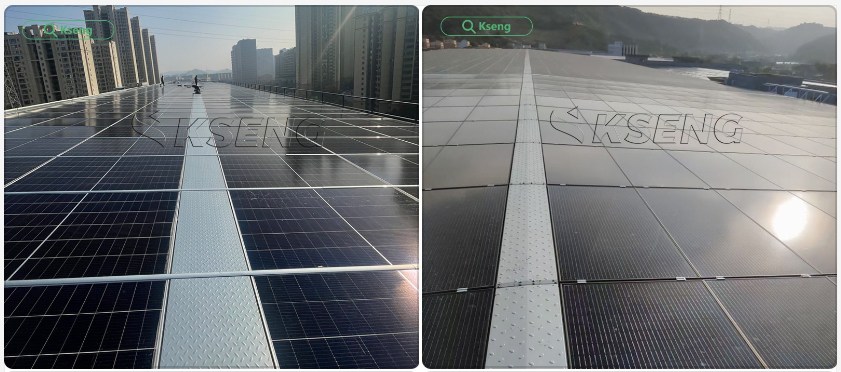 solar roof mounting system