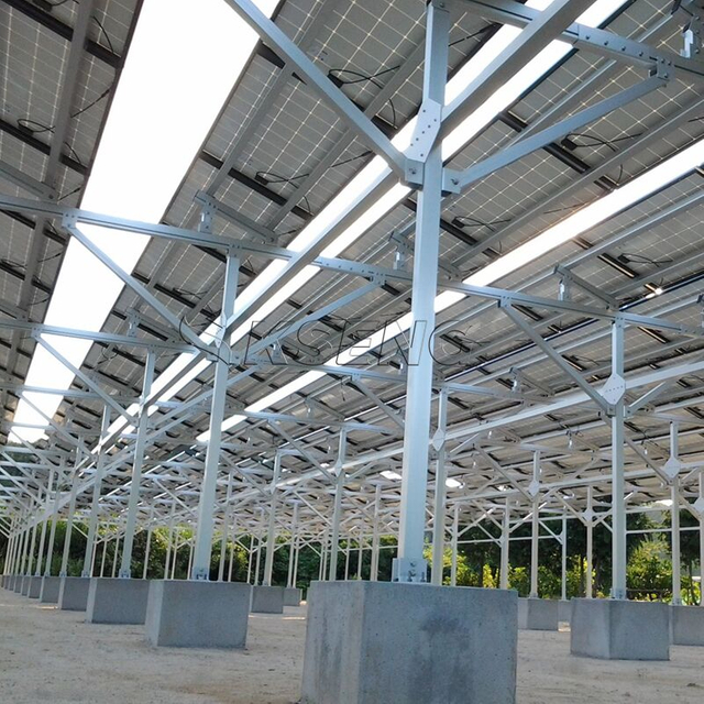 Ground Mounting System Agricultural Installation Bracket For Solar Farm