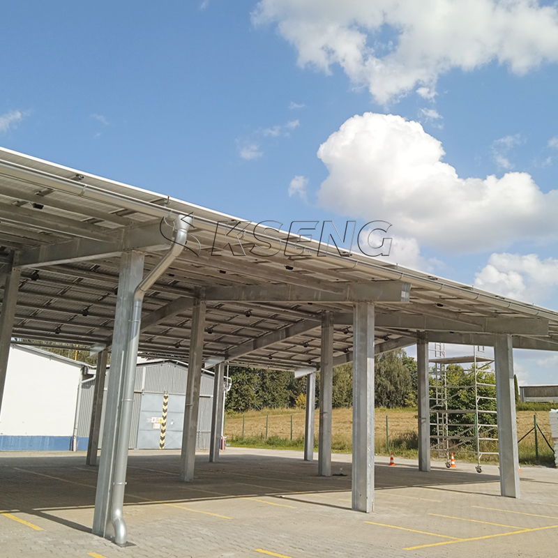 Carbon Steel High Strength Modern Solar Carport Designs