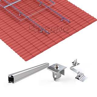 High Strength Aluminum Tile Roof Solar Mounting System