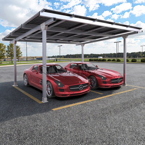 Europe Warehouse Waterproof Design Aluminum Frame Residential Solar Panel Carport