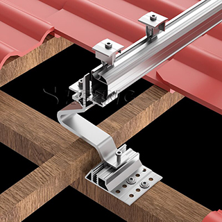 High Strength Aluminum Tile Roof Solar Mounting System