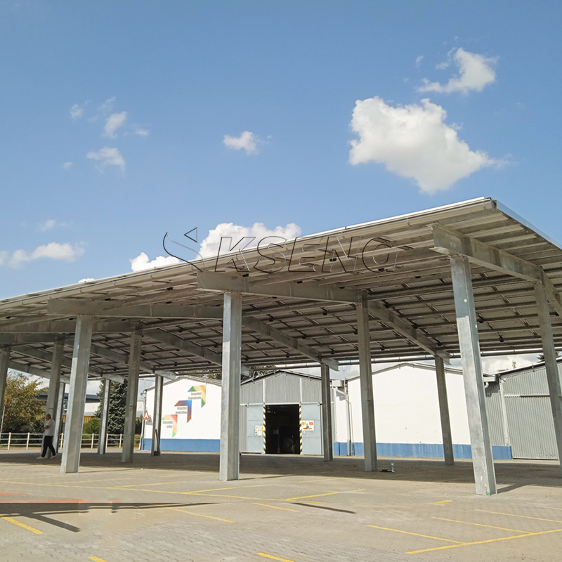 Carbon Steel High Strength Modern Solar Carport Designs