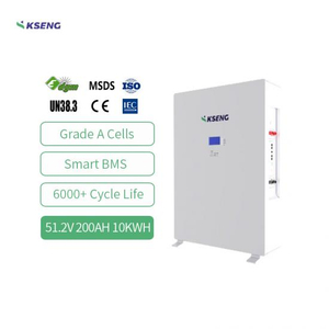 10kw 20kwh 51.2v 200ah Lifepo4 Lithium lon Battery Wall Mounted Home Solar Energy Storage Powerwall