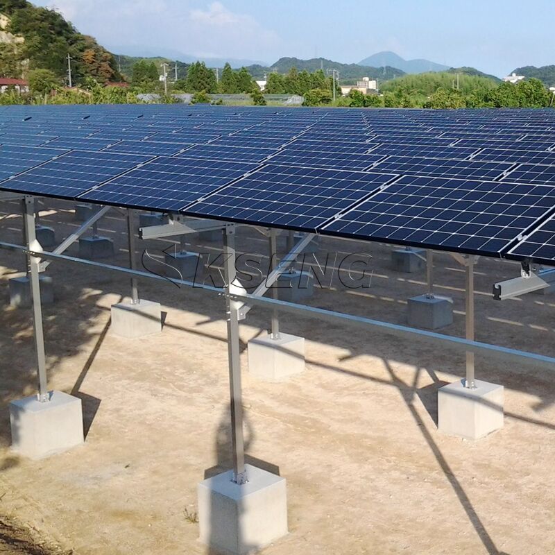Ground Mounting System Agricultural Installation Bracket For Solar Farm