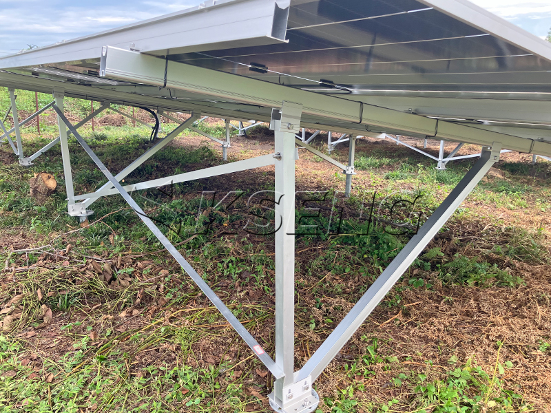 solar ground rack