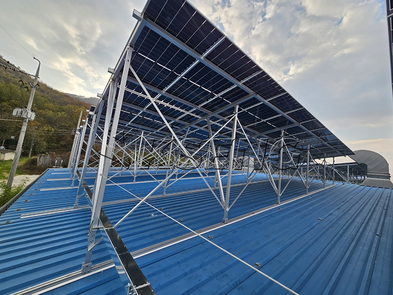 solar roof mounting system